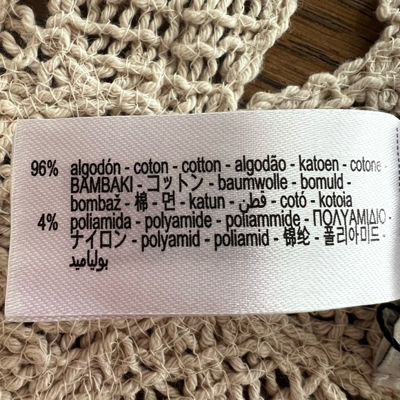 Zara ASYMMETRIC CROCHET DRESS - Picture 13 of 15